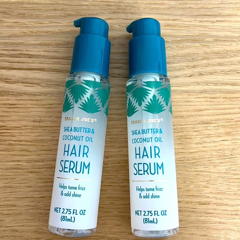 Trader Joe’s she’s butter coconut oil hair serum 2 sets